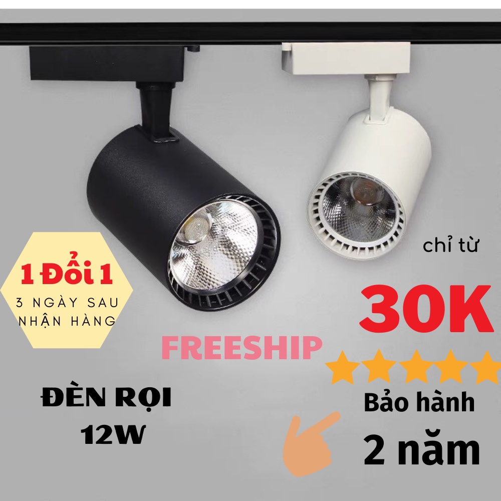 Đèn rọi, đèn rọi ray cob 20w, 30w siêu sáng lux cao cấp leon_store