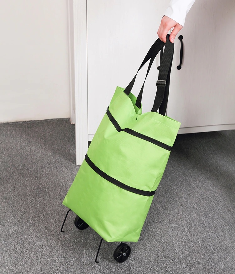 Shopping bag that best sale turns into a trolley