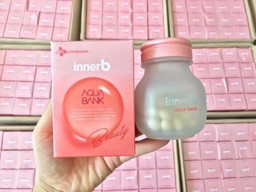 Viên Uống Cấp Nước Và Collagen Innerb Aqua Rich hồng 56 viên