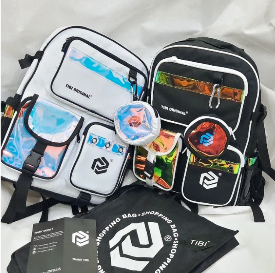 [HCM]Balo local brand TIBI x BIN chống nước vừa laptop HOT 2022 / ba lô/ cặp