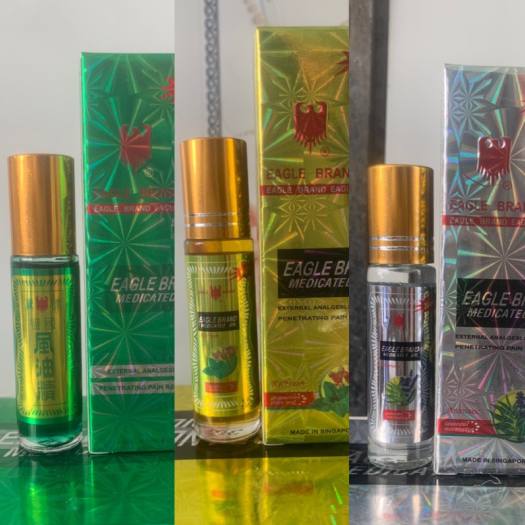 Dầu Gió Xanh/Dầu Gió Trắng/ Dầu Gió Vàng Con Ó Singapore 10ml Dạng Lăn -  Tinh dầu massage | TheFaceHolic.com