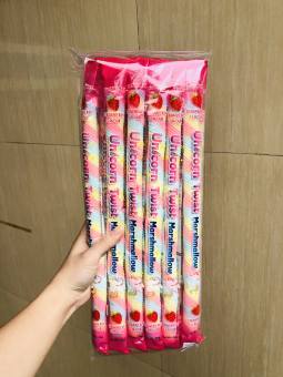 Kẹo Dẻo xoắn hỗn hợp Marshmallow Unicorn hiệu Corniche 30gr