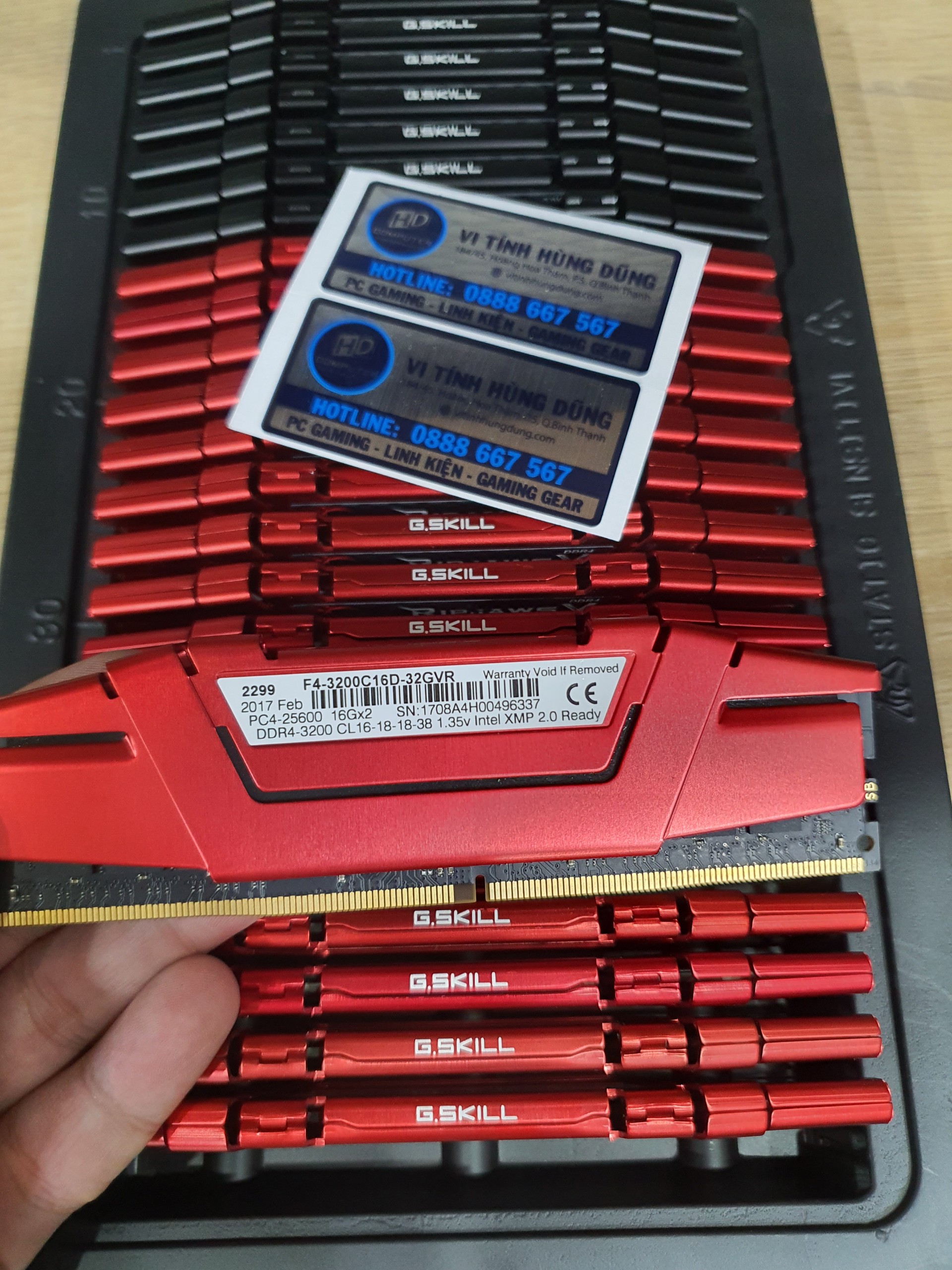 Ram ddr4 gskill 16g/3200 ripjaws v