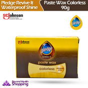 Pledge Paste Wax Revive it Colorless  Waterproof Shine