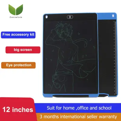 Eversalute 12 Inch LCD Writing Tablet ,kids toy,LCD Writing Board Doodle Board Kids Drawing Board Graphic Drawing Tablet Electronic Writing Pad with Stylus for Kids Family Memo Office Designer (4)