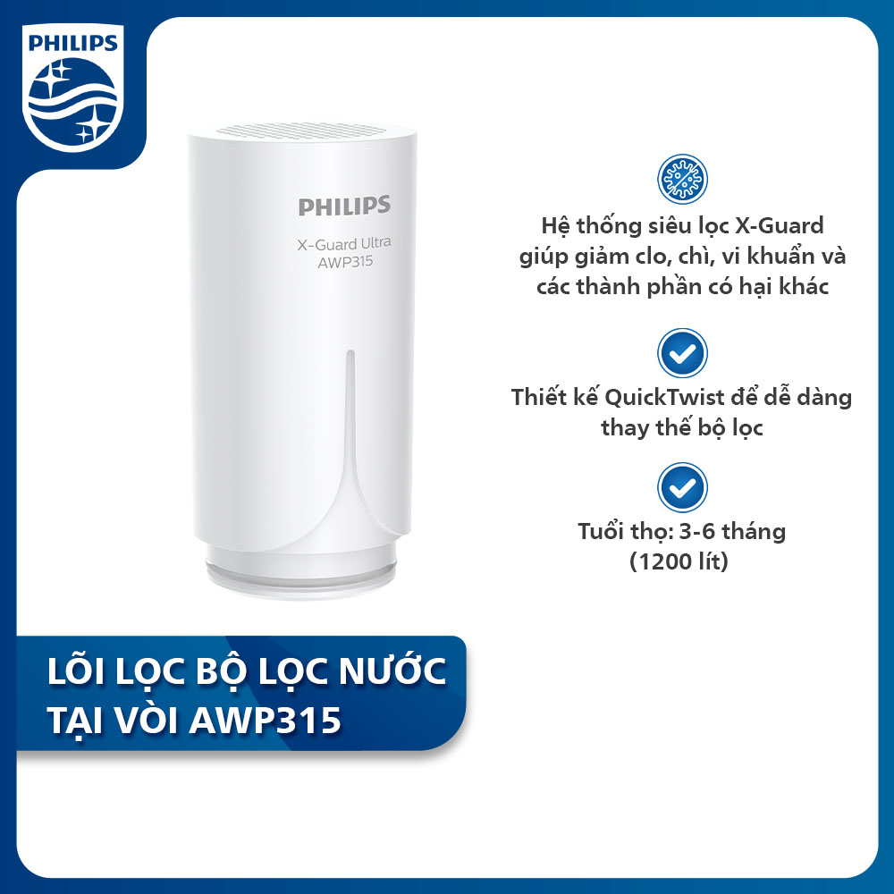 Lõi lọc Bộ lọc nước tại vòi AWP315