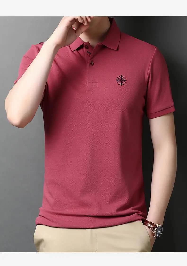 mens pure cotton polo shirts