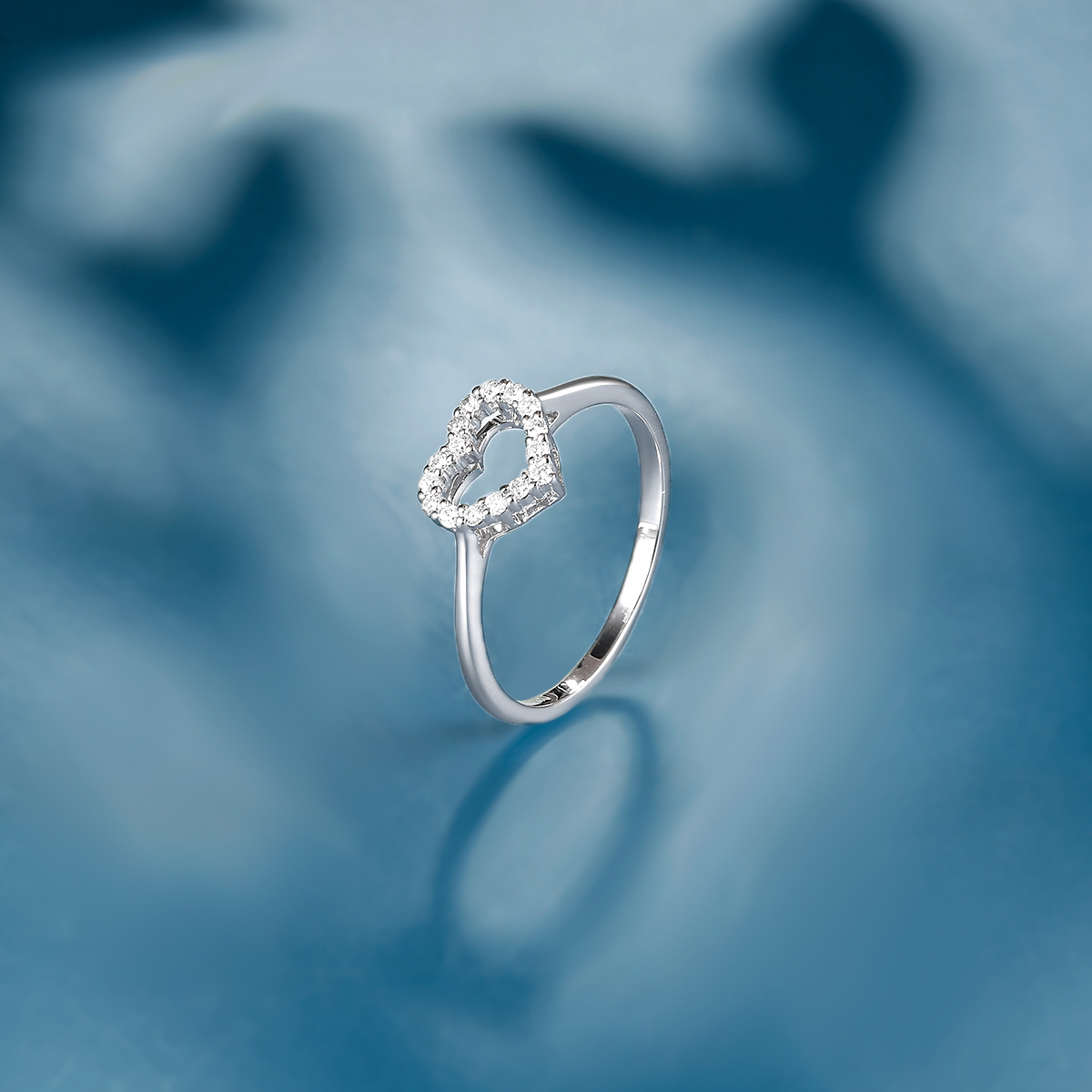 Rio Diamonds Butrins Diamantring aus 18 Karat Weißgold