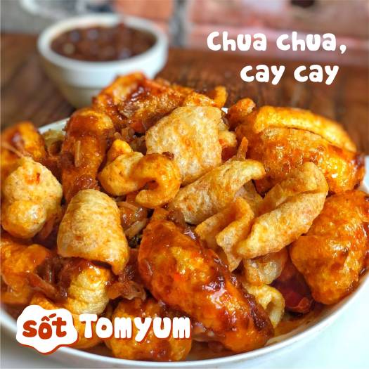 DA HEO TỎI ỚT CHIÊN GIÒN RỘP RỘP - ĐẬM VỊ HAI LOẠI SỐT BƠ MẮM - TOMYUM