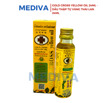 Dầu thập Tự Vàng Thái Lan 24ml - Gold Cross Yellow Oil 24ml