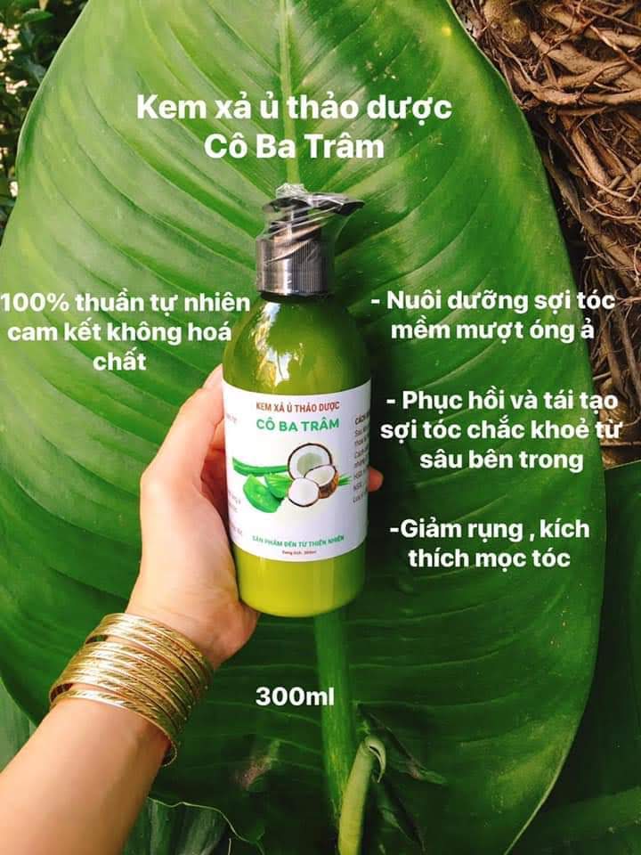 Dầu xả thảo dược thiên nhiên ngăn rụng tóc giúp tóc mềm mượt chắc khỏe
