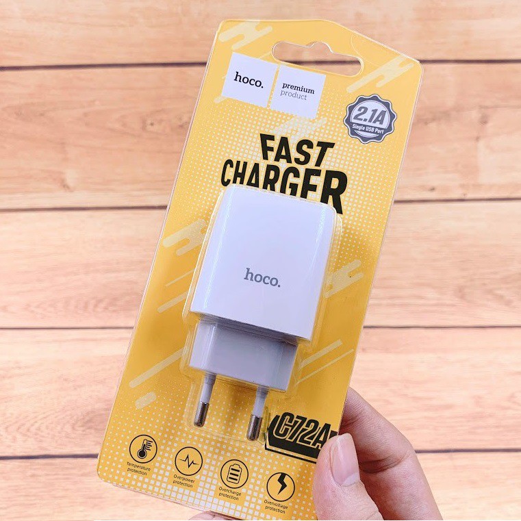 Củ sạc hoco c72a 2.1a - hàng chính hãng
