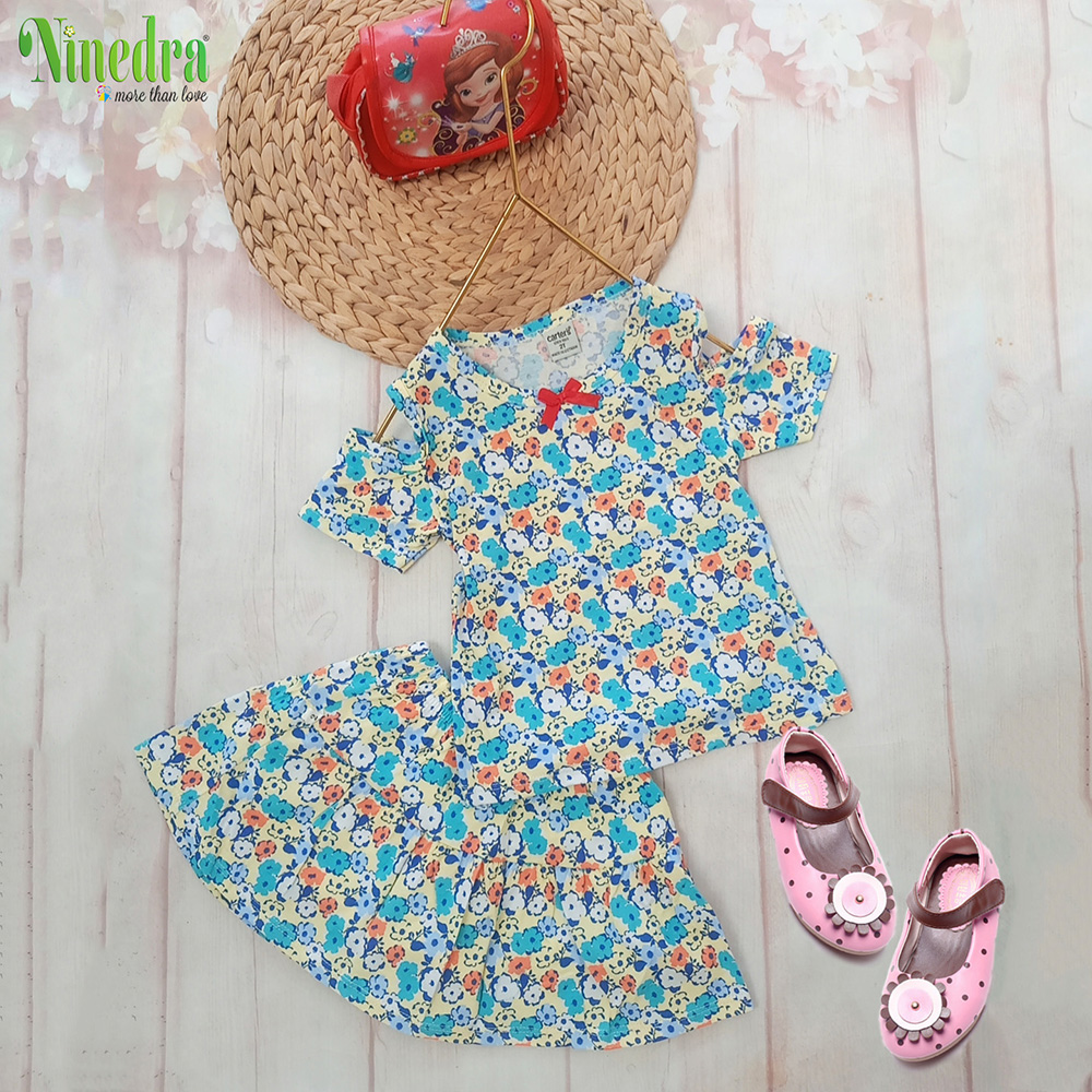 [HCM 💝 Freeship] Đồ bộ bé gái cotton giấy thoáng mát cho mùa hè - Ninedra