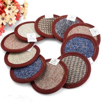 Miếng Lót Ly Lót Đế Cốc Ly Bằng Vải nỉ Siêu Thấm Nước - Đế Lót Ly Vải Nỉ Thấm Hút Nhanh - miếng lót ly bằng vải nỉ tròn