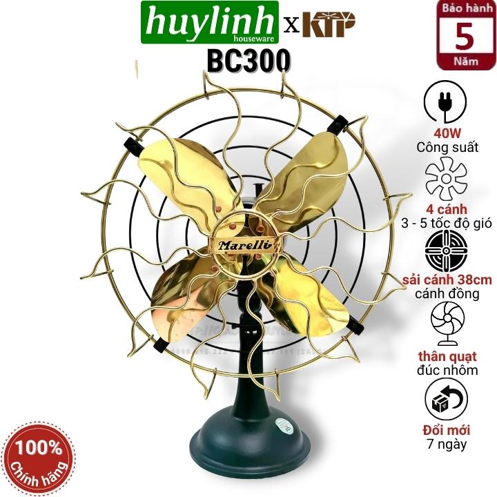 Quạt bàn kiểu cổ kim thuận phong ktp bc300