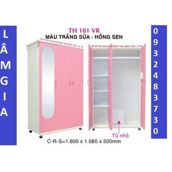tủ sắt quần áo lắp ráp Trung Hưng 1m8x108  TAQ08
