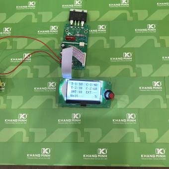 Mạch Timer xung kép phím Encoder chế máy hàn cell pin hàn điểm