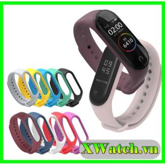 Dây Đeo Cao Su Mi Band 3, Mi Band 4 Mijobs - Dây Đeo Cao Su Thay Thế Miband 3/4, Mi Band 3/4 (Mijobs)