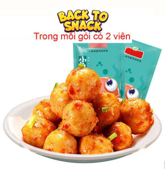 Chả Cá Viên gói 2 viên cay thơm Siêu ngon- Chả cá đặc sản Hồ Nam gói 2 viên - Đồ ăn vặt Trung Quốc