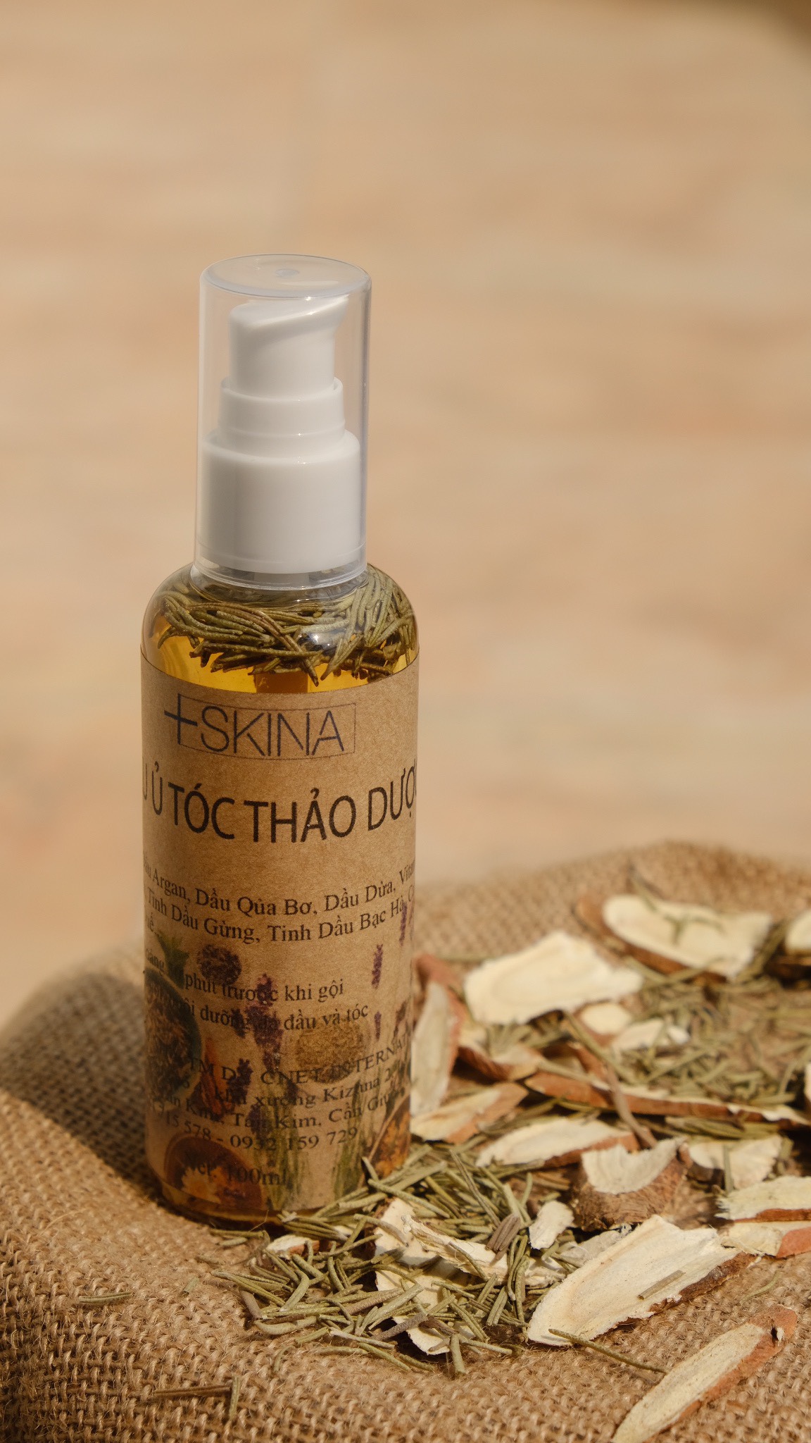 Dầu ủ tóc thảo dược