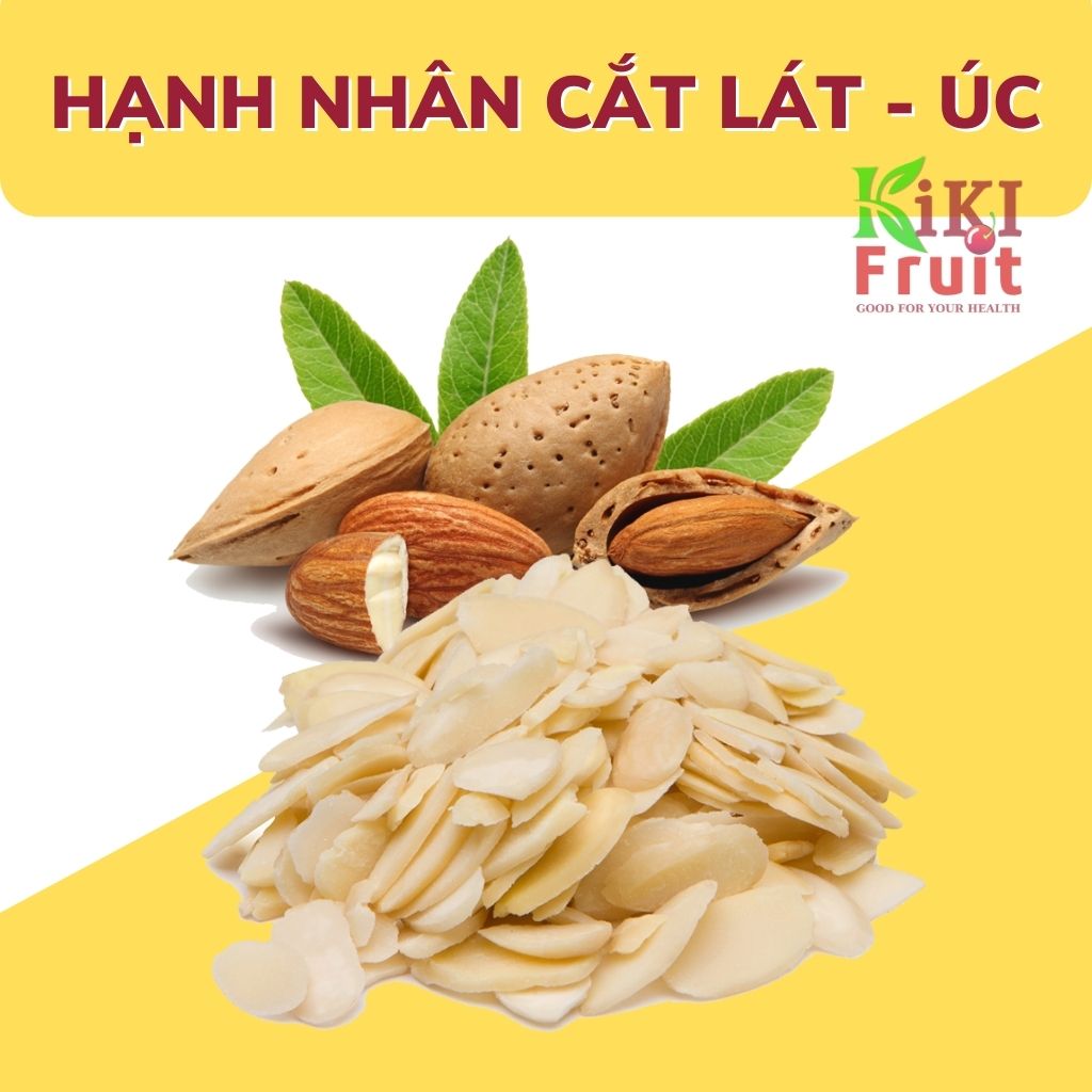 [200g] Hạnh Nhân Cắt Lát - KiKi Fruit, hàng nhập khẩu Úc