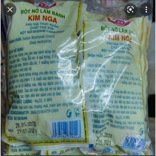 Bột nở làm bánh kim nga