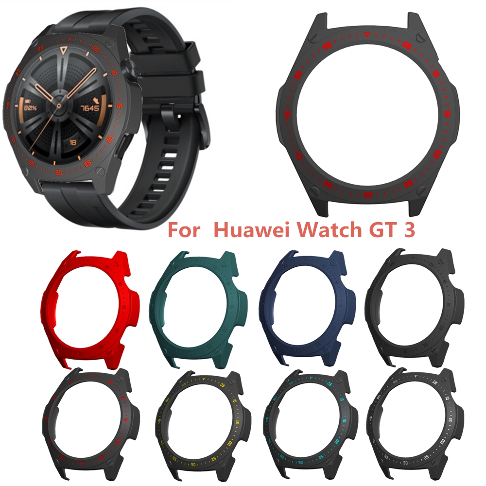 Ốp bảo vệ pc cho huawei watch gt 3 46mm ốp bảo vệ đồng hồ thông minh phụ kiện khung vỏ thay thế
