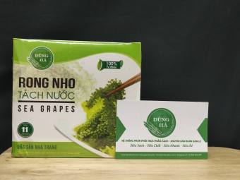 Rong Nho Khô Đặc Biệt 220g (Ảnh Thật) - tặng 1 gói nước sốt mè rang