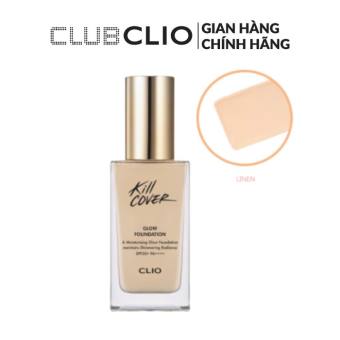 Kem Nền Bóng Mượt CLIO KILL COVER GLOW FOUNDATION SPF50+ PA++++ 38g (không kèm cọ)