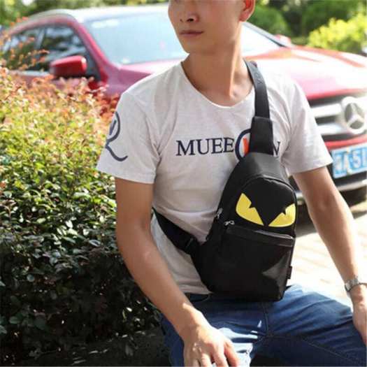 Túi đeo chéo thời trang 2 con mắt ! tặng kèm 1 khẩu trang Pitta MAsk