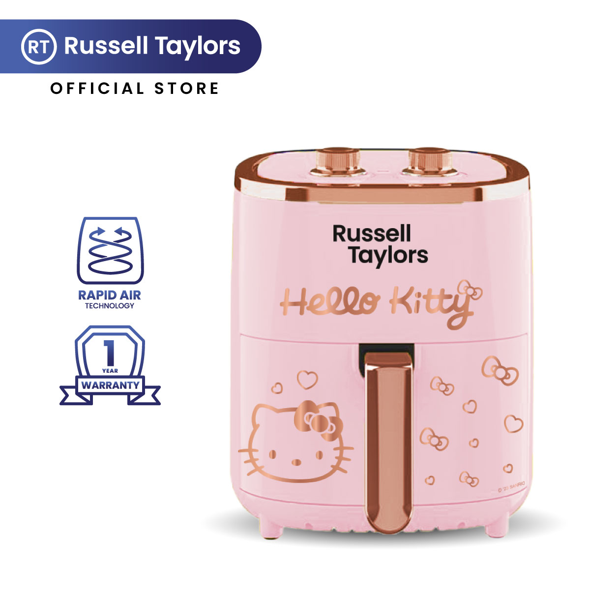 Russell Taylors Air Fryer 3.8L AF-23 (Cream)