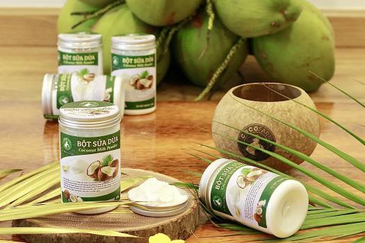 Bột Sữa Dừa Cocofarm nguyên chất không đường