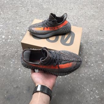 Giày Sneaker yz350 Xám Cam - Giày Thể Thao yz350 Xám Cam Nam Nữ [Full Box]