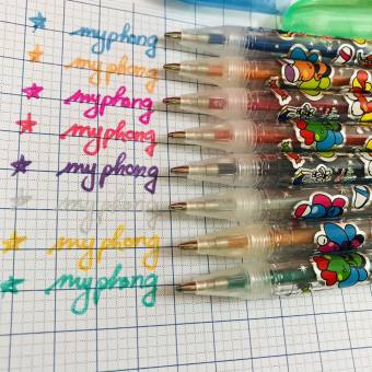 Bộ 8 cây Bút nhũ gel kim tuyến nhiều màu Loại đẹp