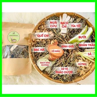 Lá xông giải cảm 10 vị thảo dược