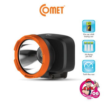Đèn Pin Led Đội Đầu Comet CRT1615 1W Dùng Pin AA - Hàng Chính Hãng
