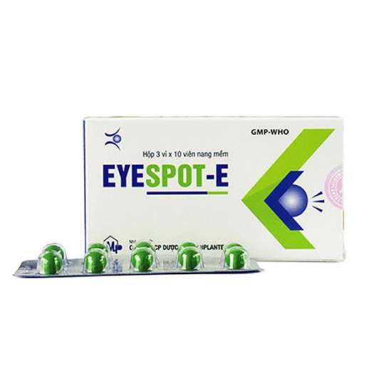 EYESPOT-E - Viên uống hỗ trợ giảm mỏi mắt, khô mắt, nhức mắt, giảm thị lực