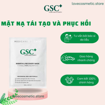 Mặt nạ tái tạo và phục hồi GSC mặt nạ giấy, dịu da, cấp ẩm 30ml - dượᴄ mỹ phẩm Hàn Quốc GSC