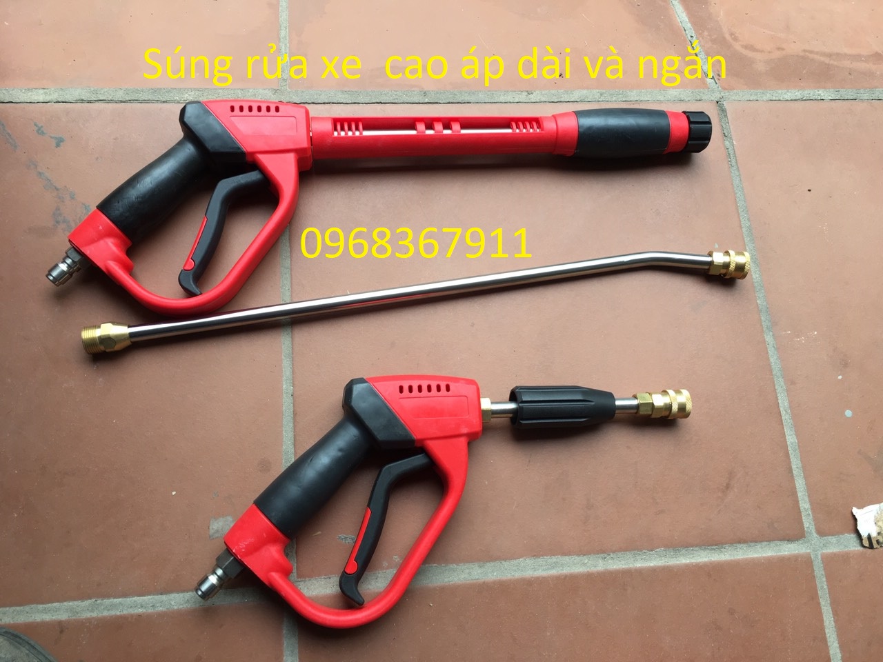 Súng rửa xe cao áp ngắn và dài