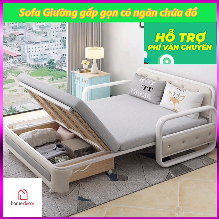 Giường Sofa Gấp Gọn Thông Minh Thành Ghế Sofa – Giường Ngủ Thông Minh Hiện Đại