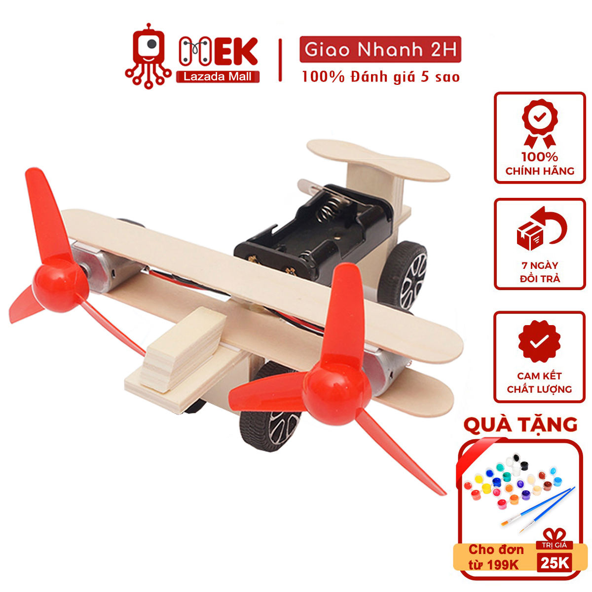 Đồ chơi trẻ em MEKVN bộ lắp ráp mô hình máy bay phản lực F-13A bằng gỗ phát triển trí tuệ sáng tạo thông minh thí nghiệm khoa học kĩ thuật theo phương pháp giáo dục STEM cho bé trai bé gái tự làm thủ công