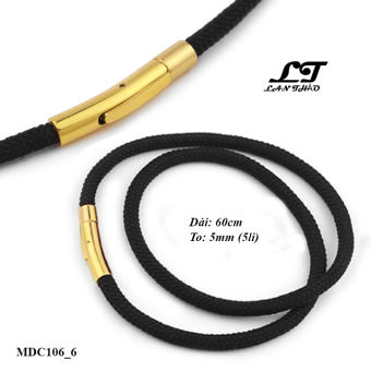 DÂY CHUYỀN SỢI DÙ THÁI BỌC INOX MẠ VÀNG 5li MDC106-6