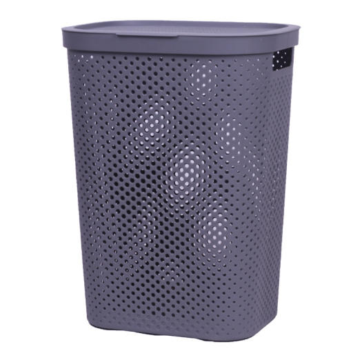 Giỏ Đựng Đồ Giặt Bằng Nhựa Lớn, Giỏ Đựng Quần Áo Phòng Tắm Phòng Ngủ, Giỏ Đồ Chơi, Giỏ Đựng Đồ Giặt Nhật Gia Dụng Có Nắp Đậy