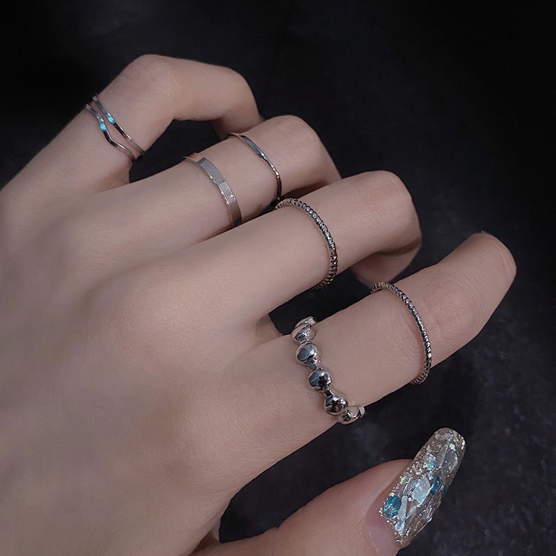 Set 8 nhẫn Mixline N14 phong cách cổ điển cá tính - mixline