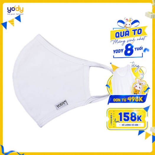 Set 3 khẩu trang YODY chất liệu cotton kháng bụi ngăn UV an toàn sử dụng nhiều lần KTR3003