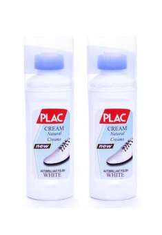 Combo 3 chai xịt, cọ trắng giày Plac kèm đầu chải