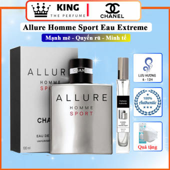 Nước Hoa Nam ALLURE HOMME SPORT EAU EXTREME - Mùi hương Hiện đại, Nam tính, Mạnh mẽ, Nước hoa chanel, chai chiết 5-10-20ml