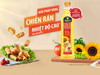 Dầu ăn cao cấp Tường An Gold chai 400ml/ 1 lít