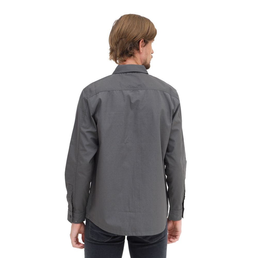 910007534 RAWSON LS SHIRT - GRY
