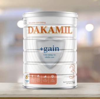 Sữa tăng cân DAKAMIL Gain- sữa y tế 900g
